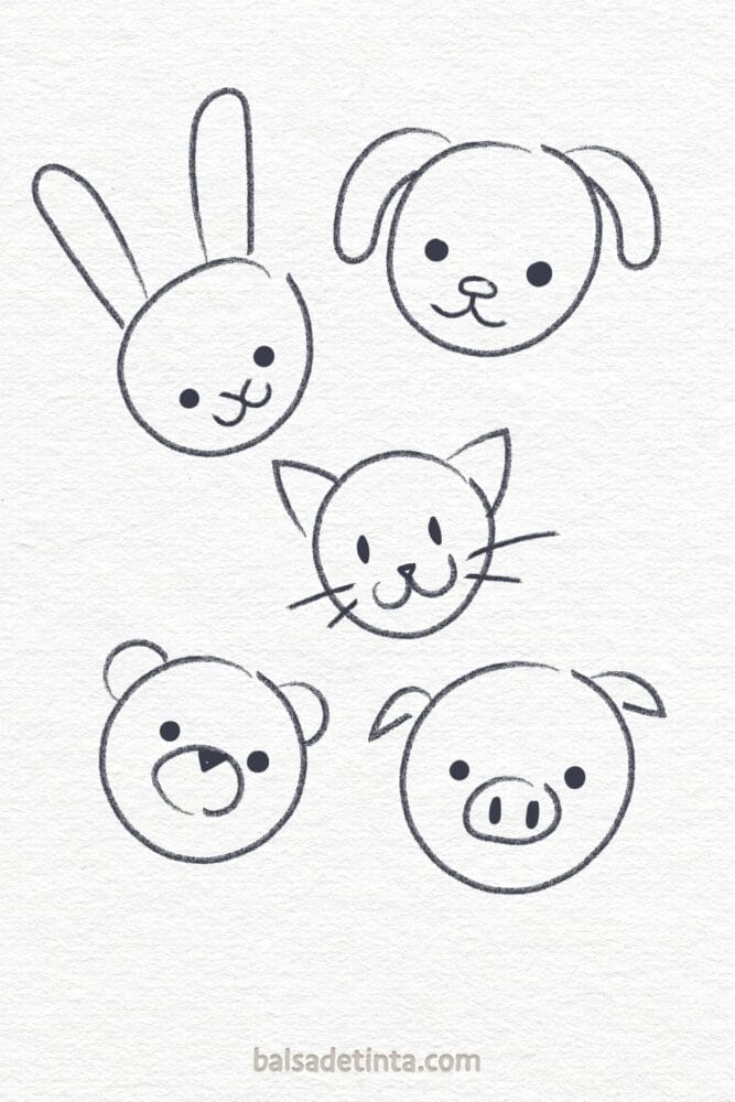 Dibujos para dibujar - animales