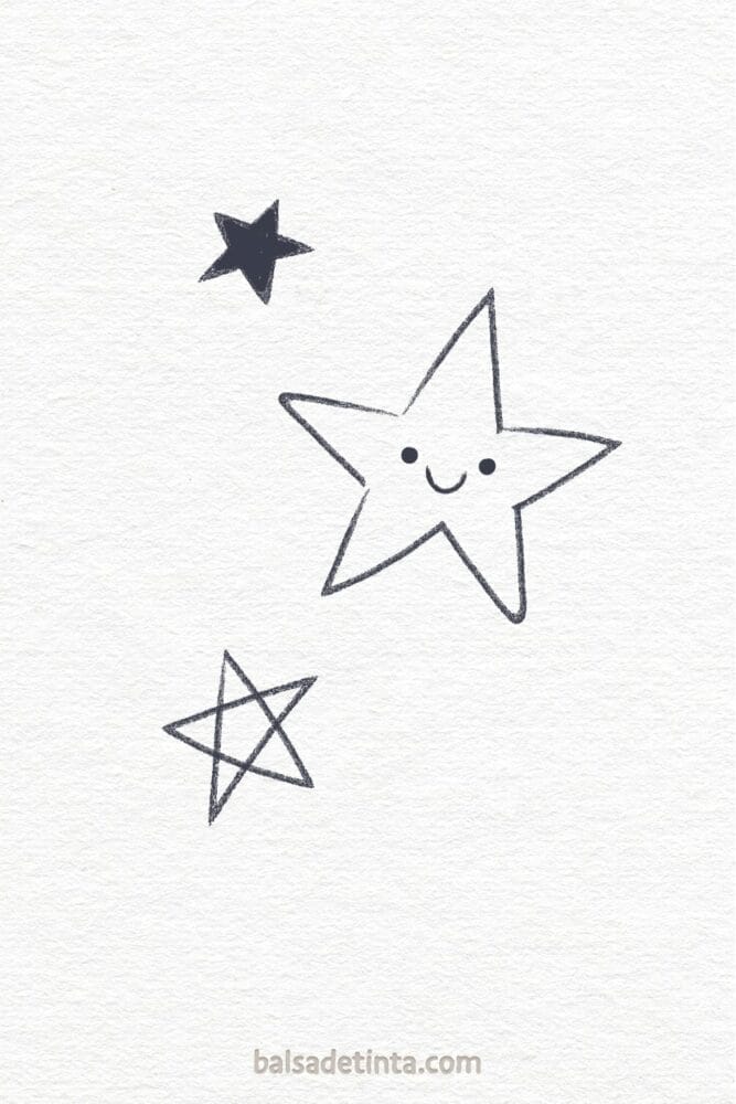 Dibujos para dibujar - estrellas