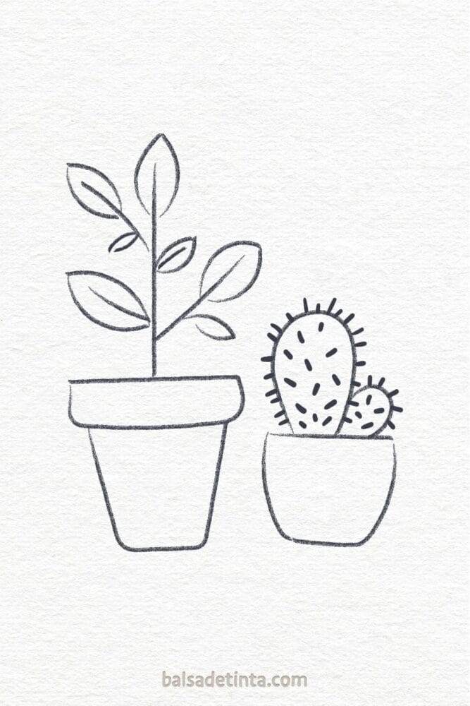 Dibujos para dibujar - plantas
