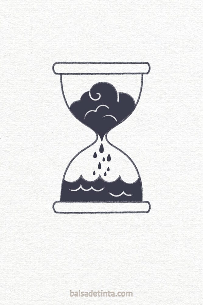 Aesthetic drawings to draw - hourglass
