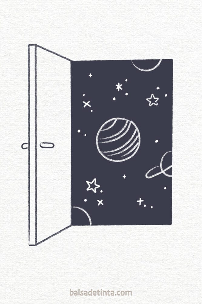 Cute drawings to draw - door