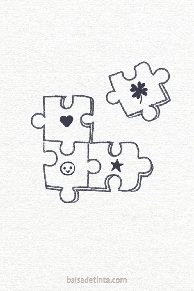 Cute drawings to draw - puzzle