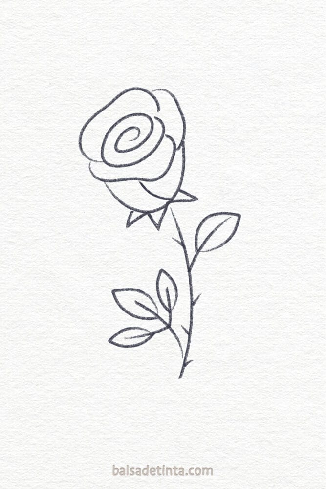Cute drawings to draw - rose