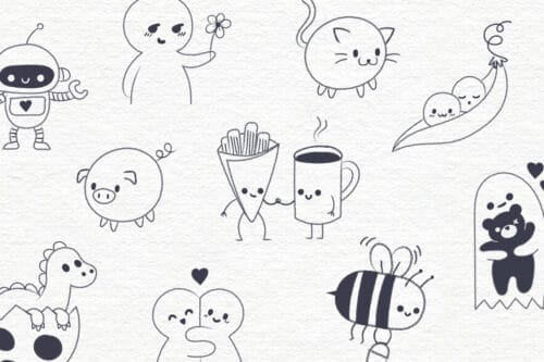 Dibujos kawaii para dibujar