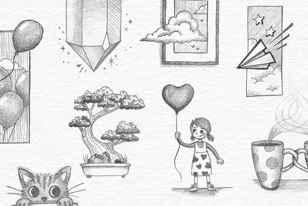 12 ideas de dibujos a lápiz sencillos