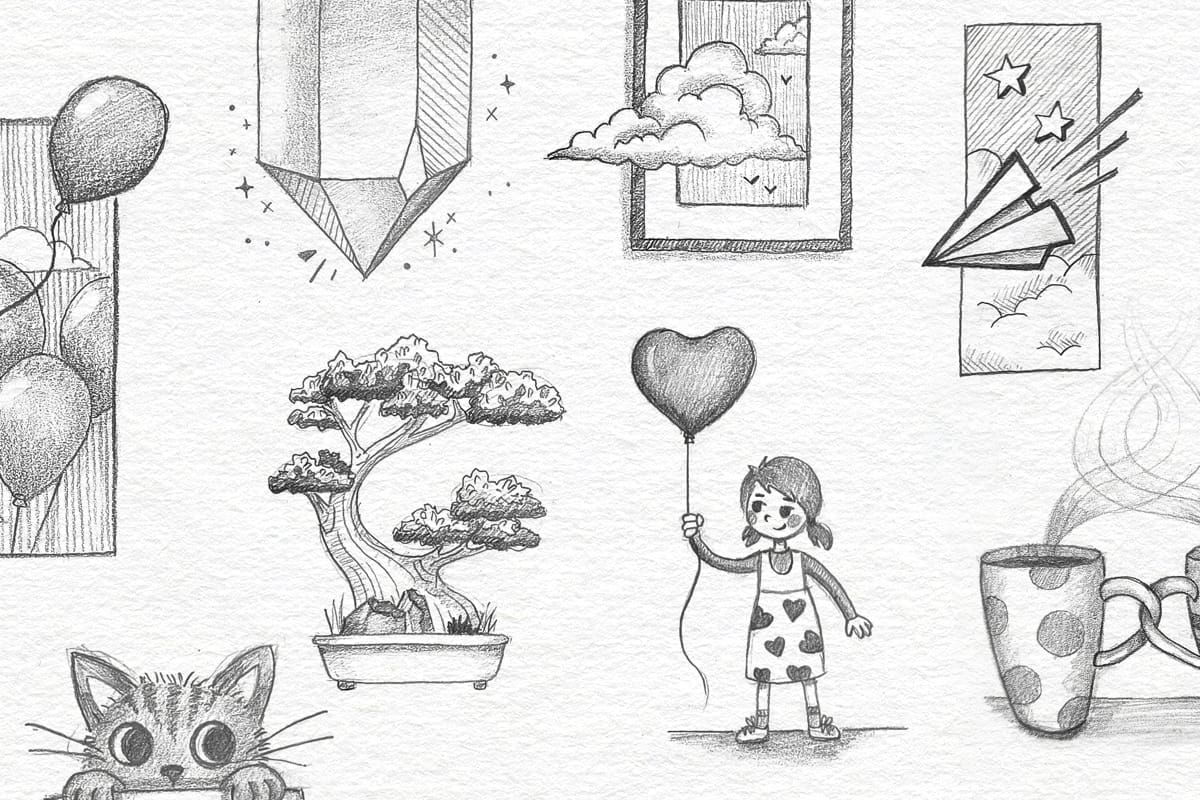 12 ideas de dibujos a lápiz sencillos