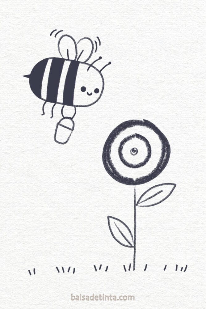 Dibujos de animales - abeja