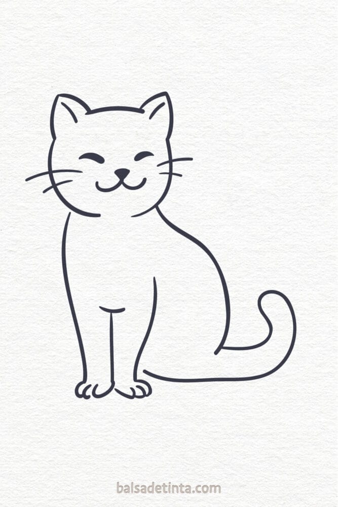 Dibujos de animales - gato