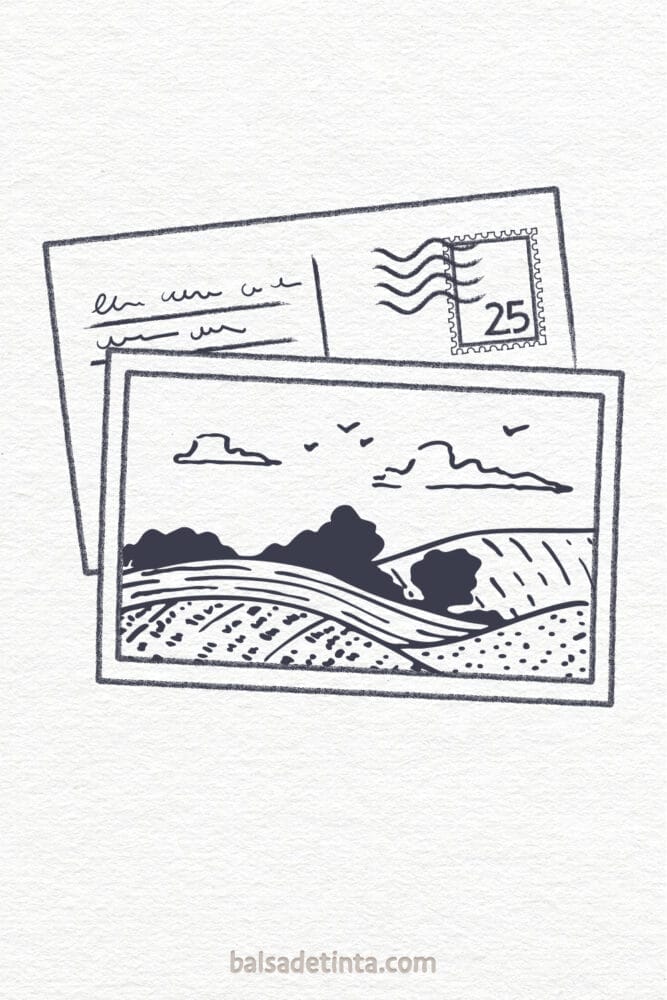 Summer Drawings - Vacation Postcards
