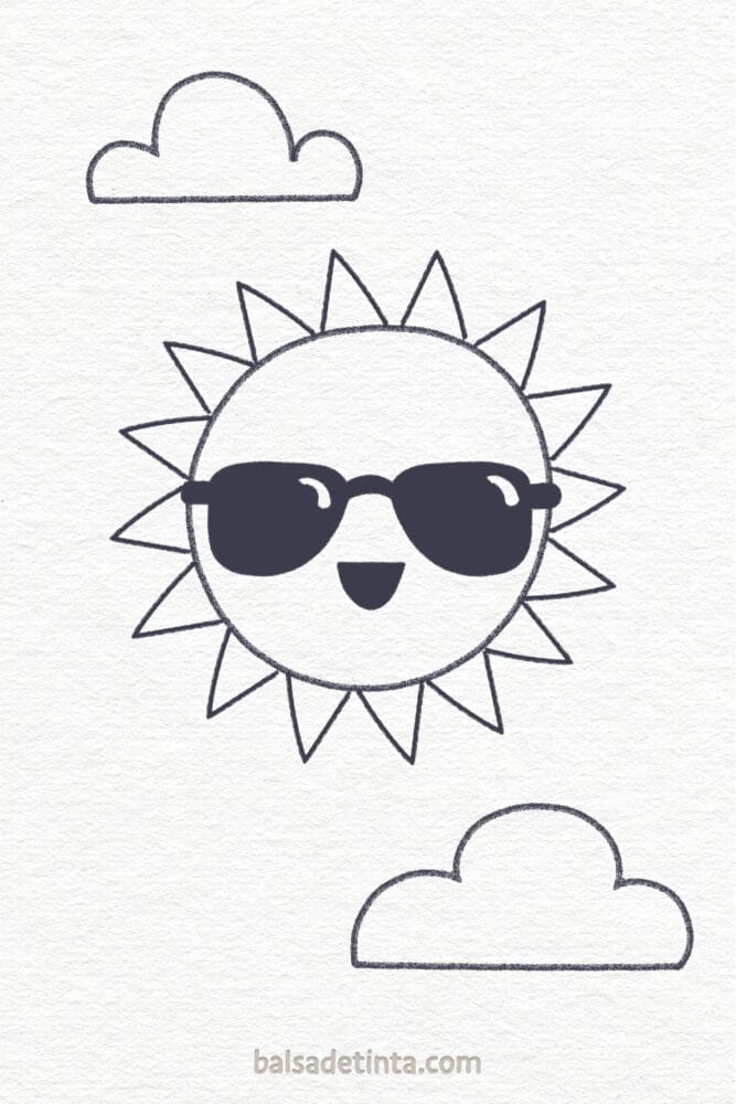 Dibujos de verano - sol