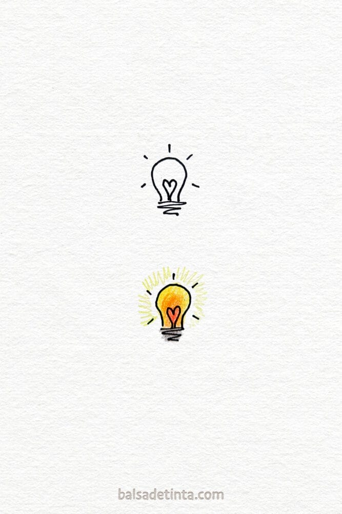 Small drawings - lightbulb