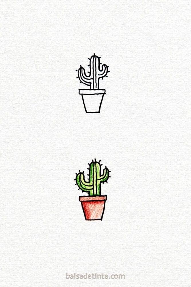 Small drawings - cactus