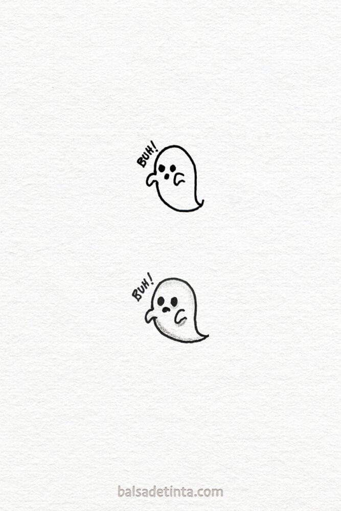 Small drawings - ghost