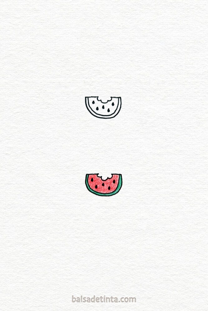 Small drawings - watermelon