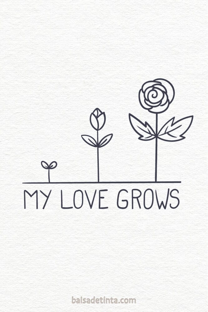 Love drawings - my love grows