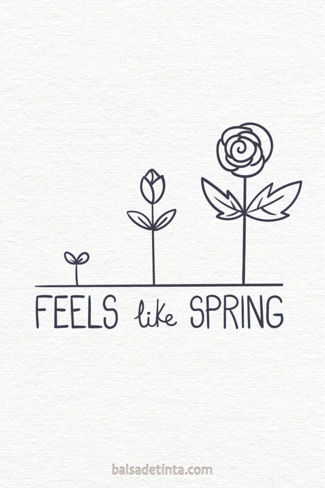 Spring drawing - feels like spring