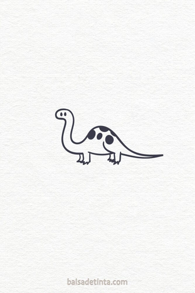 What to draw when you're bored: dinosaur