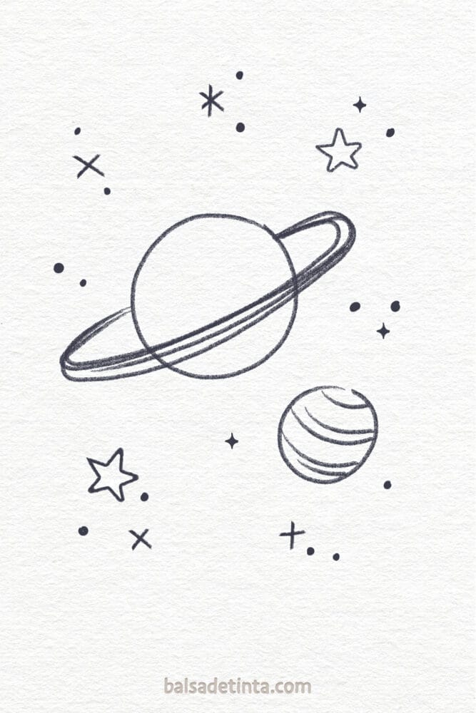 What to draw when you're bored: planets