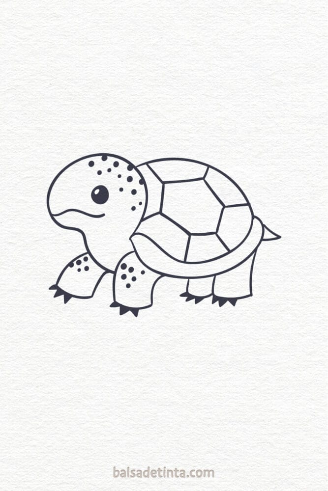 What to draw when you're bored: turtle
